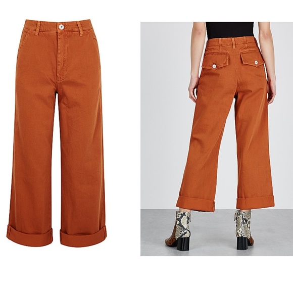 Free People Pants - Free People 'On My Mind' Twill Cuffed Pants 27